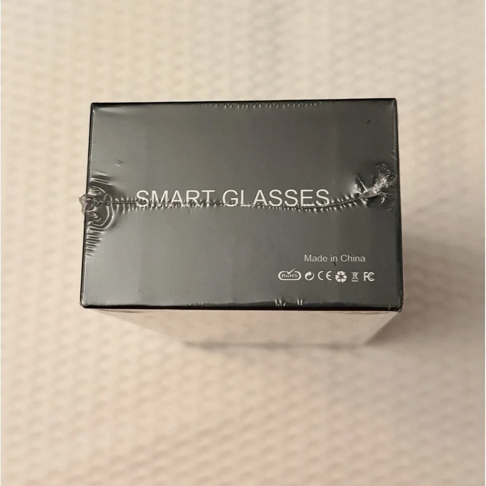 AI Smart Glasses Bluetooth Square Frames Voice Control Hands-Free Calling